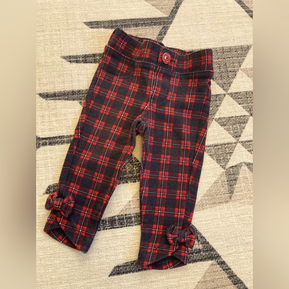 Gymboree Plaid Pants, 6-12 mo